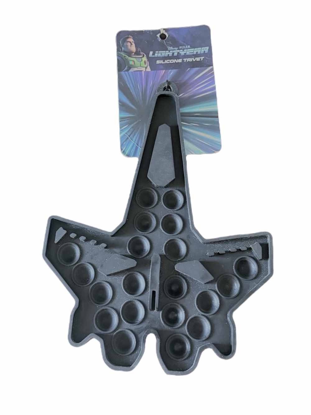 Disney Pixar Lightyear Spaceship Silicone Trivet Pop It Sensory Fidget Toy New